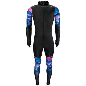 Nice rubber schaatspak power x swirl (met cap) S