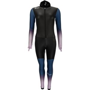 Nice rubber schaatspak power x midnight navy/rose fade (met cap) 3XS