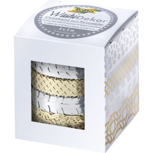 Washi tape Folia hotfoil zilver & goud