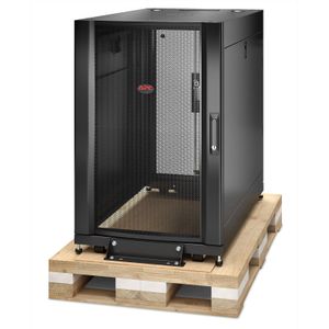 APC NetShelter SX AR3106SP 18U 600mm(b) x 1070mm(d) 19" IT rack met zijpanelen, Shock packaging