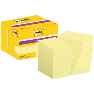 Memoblok 3M Post-it 656 Super Sticky 47,6x76mm geel