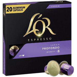 Koffiecups L'Or espresso Lungo Profondo 20st