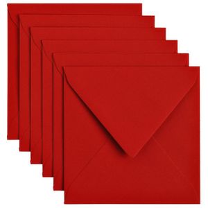 Envelop Papicolor 140x140mm rood