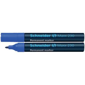Viltstift Schneider 230 rond blauw 1-3mm