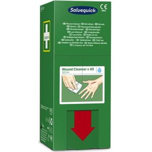 Salvequick - Wondreinigingsdoekjes - 40 stuks - Steriele Fysiologische Zoutoplossing