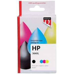 Inktcartridge Quantore alternatief tbv HP N9J74AE 364XL zwart + 3 kleuren