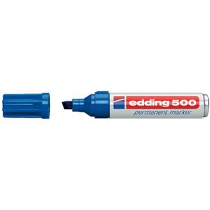 Viltstift edding 500 schuin blauw 2-7mm