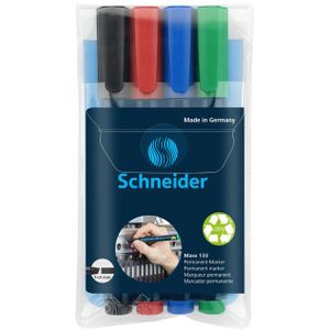 Viltstift Schneider Maxx 133 beitel set Ãƒ 4 kleuren