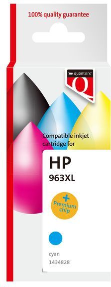 Quantore - Inktcartridge Alternatief - Blauw - Inhoud 25ml - Aantal Afdrukken 1600p