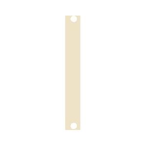 Scheidingsstrook Qbasic 225x120mm 50 vel beige