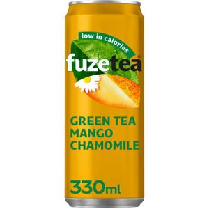 Frisdrank Fuze Tea Green Tea mango chamomile blik 330ml