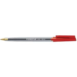 Balpen Staedtler Stick 430 rood medium