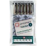 Fineliner Sakura Zentangle tool set 6delig