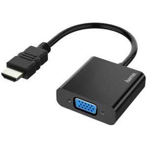 Hama Video-adapter HDMI™-stekker - VGA-aansluiting Audio-aansl. Full-HD 1080p