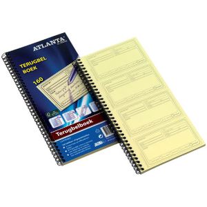 Terugbelboek Atlanta 74x128mm 400 notities 100vel