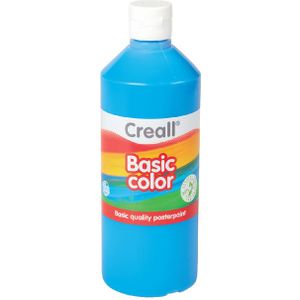 Plakkaatverf Creall basic 10 primair blauw 500ml