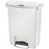 Pedaalemmer Rubbermaid Slim Jim Step-On 30liter wit