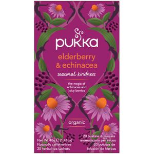 Thee Pukka elderberry en echinacea 20 zakjes