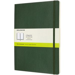 Notitieboek Moleskine XL 190x250mm blanco soft cover myrtle green