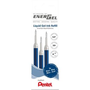 Gelschrijvervulling Pentel LR7 Energel 0.4mm blauw set Ãƒ 3 stuks