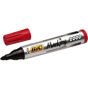 Viltstift Bic 2000 rond rood 1.7mm