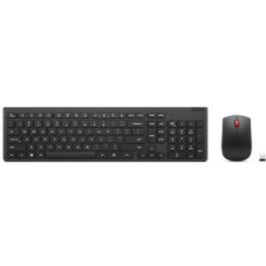 Lenovo 4X31N50717 toetsenbord Inclusief muis RF Draadloos Deens Zwart