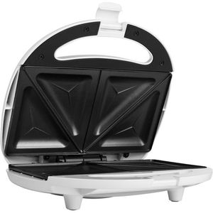 Tristar Tosti-ijzer SA-3052 - Geschikt voor 2 tosti's - Antiaanbaklaag - Tosti apparaat - Wit