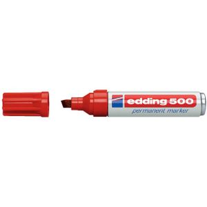 Viltstift edding 500 schuin rood 2-7mm