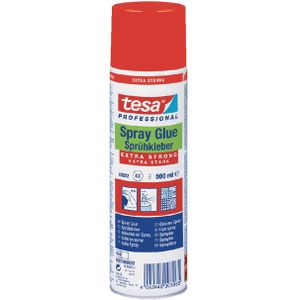 Lijm Tesa spray permanent extra strong 500ml