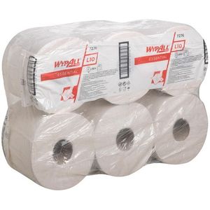 Poetsrol WypAll L10 essential 1-laags 300m wit 7276