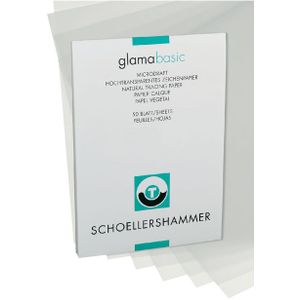 Ontwerpblok Schoellershammer A4 90-95gr transparant 50vel