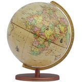 Globe Columbus Renaissance houten voet 30cm 603016/H