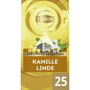 Thee Lipton Exclusive Kamille Linde 25 piramidezakjes