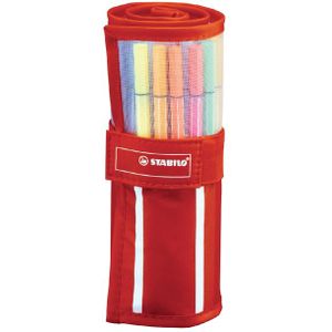 Fineliner STABILO Pen 68 rood rollerset ÃƒÂ¡ 30 kleuren