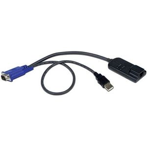 DELL A7485901 toetsenbord-video-muis (kvm) kabel Zwart