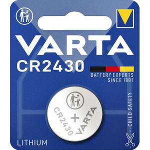 Batterij Varta knoopcel CR2430 lithium blister Ãƒ 1stuk