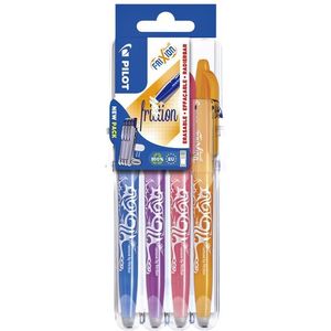 Rollerpen Pilot Frixion Set2Go BL-FR7 0.35mm set Ãƒ 4 stuks fun ass