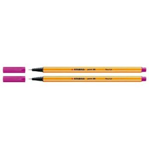 Fineliner STABILO point 88/56 roze rood