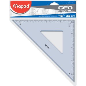 Geodriehoek Maped 45gr 32cm