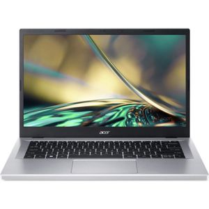 Acer Aspire 3 14 A314-23P-R2LW - Laptop - Zilver - 35,6 cm (14") - 8 GB LPDDR5-SDRAM - 128 GB SSD - Wi-Fi 6