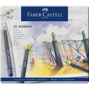 Kleurpotloden Faber-Castell Goldfaber set Ãƒ 48 stuks assorti