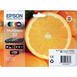 Inktcartridge Epson 33 T3337 2x zwart + 3 kleuren