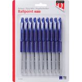 Balpen Quantore drukknop blauw