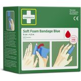 Cederroth - Soft Foam Bandage - Blauw - 6 cm x 4,5 m