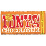Chocolade Tony's Chocolonely reep 180gr melk karamel zeezout