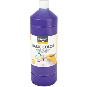 Plakkaatverf Creall basic 09 violet 1000ml