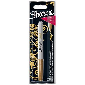 Viltstift Sharpie rond 0.9mm metallic goud blister Ãƒ 1 stuk