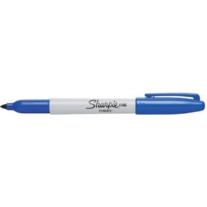 Viltstift Sharpie Fine rond blauw 1-2mm