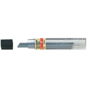 Potloodstift Pentel 0.5mm zwart per koker F