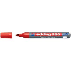 Viltstift edding 250 whiteboard rond rood 1.5-3mm